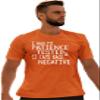 Go All Out XXXXX-Large Orange Adult I Had My Patience Tested & It Came Back Negative T-Shirt view 1