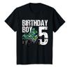 5 Year Old Quad Birthday Party Theme ATV 4 Wheeler 5th Gift T-Shirt view 1