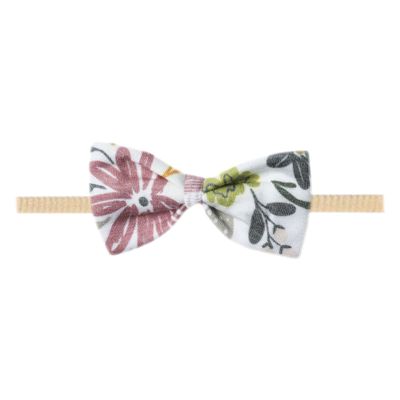 Copper Pearl Baby Bows: Stylish Headbands for Baby Girls, Premium Soft and Stretchy Baby Headbands, Perfect for Newborns, Trendy Designs - Olive