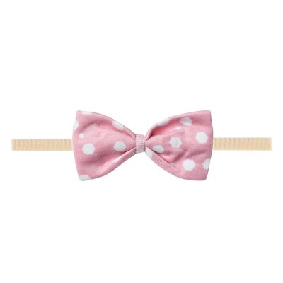 Copper Pearl Bowtie Baby Bow Lucy