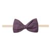 Copper Pearl Bowtie Baby Bow Plum view 1