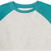 Amazon Essentials Toddler Boys' Long-Sleeve Cotton Thermal T-Shirt, Base Layer, Pack of 3, Dark Turquoise Green Tiger/Grey/Light Olive, 2T view 3