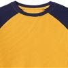 Amazon Essentials Boys' Long-Sleeve Knit Thermal T-Shirt, Pack of 3, Grey Rugby Stripe/Mustard Yellow/Rust, XX-Large view 3