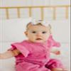 Copper Pearl Bowtie Baby Bow Summer view 4