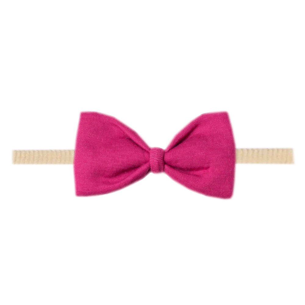 Copper Pearl Bowtie Baby Bow Berry