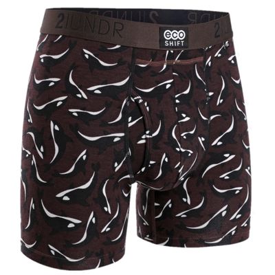 2UNDR Mens Eco Shift 6" Boxer Brief - Pods - S
