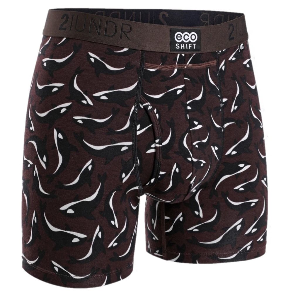 2UNDR Mens Eco Shift 6" Boxer Brief - Pods - S