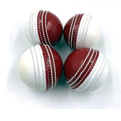 AnNafi Dual Color Cricket Coaching Balls Sports Training & Fun Balls | Training Balls Double Color red and White | Sports & Games (4)