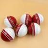 AnNafi Dual Color Cricket Coaching Balls Sports Training & Fun Balls | Training Balls Double Color red and White | Sports & Games (4) view 2