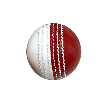 AnNafi Dual Color Cricket Coaching Balls Sports Training & Fun Balls | Double Color Ball red and White | Sports & Games | Light Weight Attractive Cricket Ball for Practice with Kids & Adults (1)