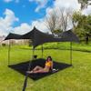Red Suricata Premium Multi-Terrain Beach Tent & Beach Canopy in Backpack, UPF50 Sun Beach Shade, Pop Up Camping & Picnic Sunshade with 4 Poles, 4 Pole Anchors & 4 Tent Screws, Sun Shelter (Med Black) view 3