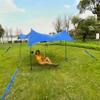 Red Suricata Premium Multi-Terrain Beach Tent & Beach Canopy in Backpack, UPF50 Sun Beach Shade, Pop Up Camping & Picnic Sunshade with 4 Poles, 4 Pole Anchors & 4 Tent Screws, Sun Shelter (Med Blue) view 1