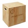 Philosophy Gym 3 in 1 Wood Plyometric Box - 20" x 18" x 16" Jumping Plyo Box for Training and Conditioning view 1
