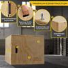 Philosophy Gym 3 in 1 Wood Plyometric Box - 16" x 14" x 12" Jumping Plyo Box for Training and Conditioning view 3