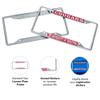 Desert Cactus University of Houston Cougars UH Metal License Plate Frame for Front or Back of Car Officially Licensed (Mascot) view 3