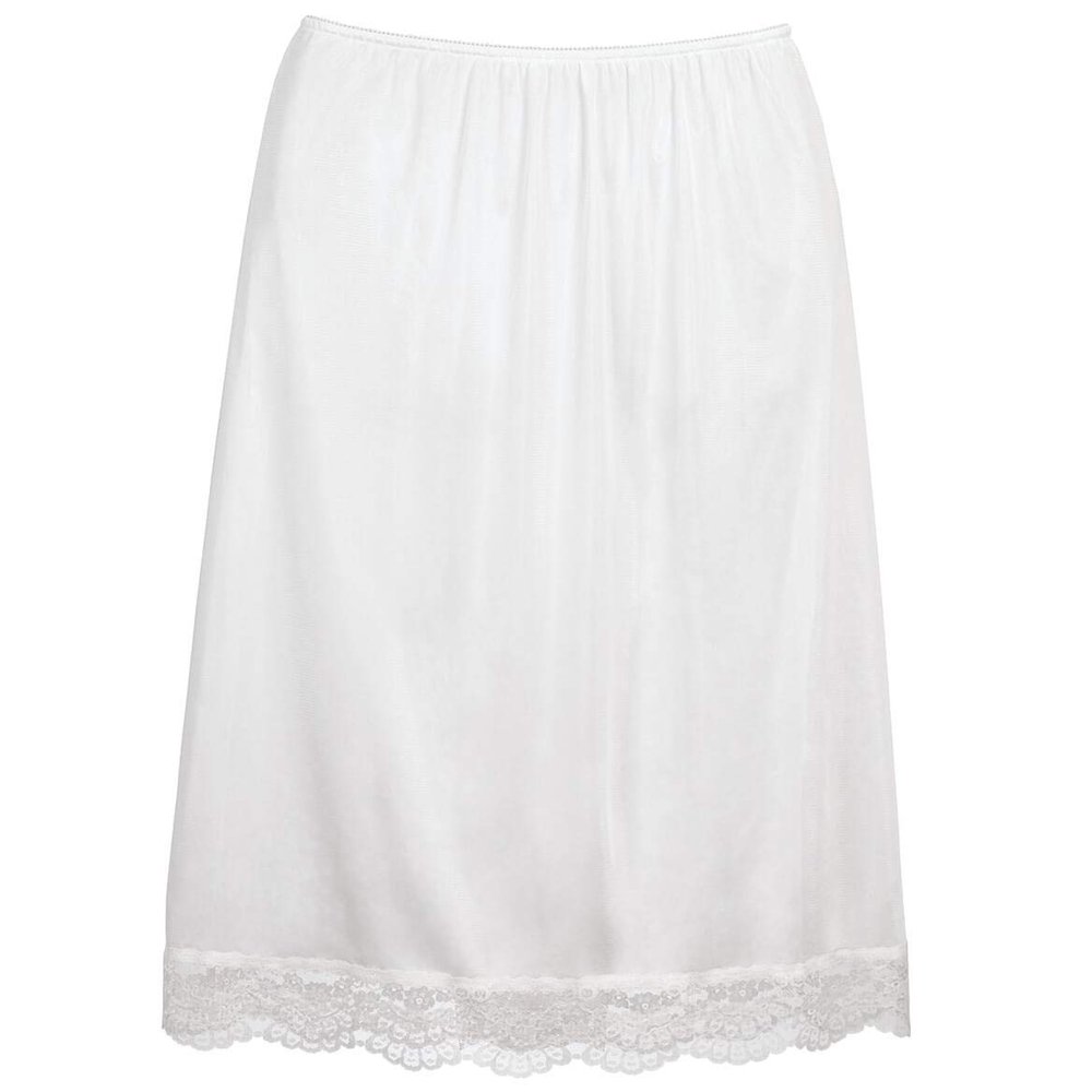 Fox Valley Traders Easy Comforts StyleTM Lace Trimmed Half Slip