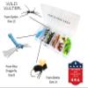 Wild Water Fly Fishing Foam Fly Assortment, 40 Flies with Large 6 Section Fly Box view 3