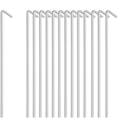 Ram 50 X Heavy Duty GALVANISED 9" Steel Tent PEGS Metal Camping New