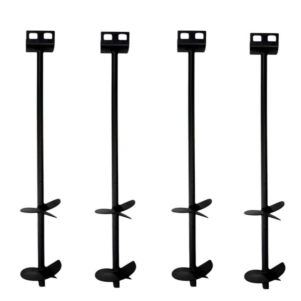 OTI 3/4" x 30" Mobile Home Double Disk Earth Auger Anchor (4 Anchor Pack)