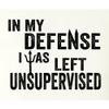 Go All Out XX-Large White Womens in My Defense Funny T-Shirt view 4