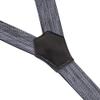 Action Ward Womens Suspenders  Y Back Style  1" Width - Comfortably Adjustable Elastic Straps and Metal Clips (Jeans Black) view 2