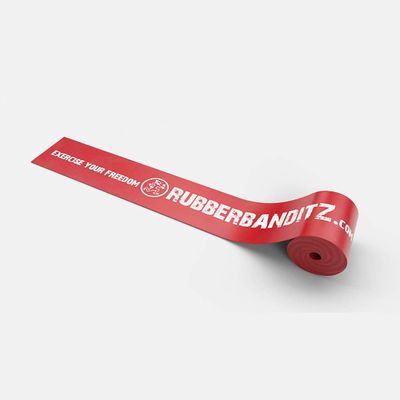 Rubberbanditz Latex Free Floss Bands for Mobility & Compression - Muscle Floss, Flossing Bands for Knee, Elbow, and Muscles, Compression Floss Bands for Muscle Recovery, Flossing Tape, Flossband - Red