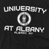 University at Albany Official Circle Logo Unisex Adult T-Shirt, Black, 5X-Large view 2