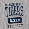 Jackson State University Official Founded Date Unisex Adult T-Shirt, Athletic Heather, 5X-Large view 2