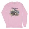 Ford Bronco Long Sleeve Novelty T-Shirt Enjoy The Ride Offroad SUV Licensed Light Pink Large view 1