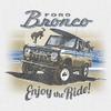 Ford Bronco Long Sleeve Novelty T-Shirt Enjoy The Ride Offroad SUV Licensed Light Pink Large view 2