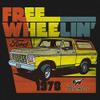 Ford Bronco 1978 Kid's T-Shirt Free Wheelin' Off-Road Licensed Boys Girls Tee Green Small view 2
