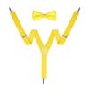 Action Ward Kids Suspenders Bowtie Set - Adjustable Suspender Set for Children Boys Girls (Yellow) view 1
