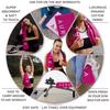 Aurora Athletica Organic Cotton Gym Towel - Soft & Absorbent (31.5 X 15.75 inch) - Silver Infused - Yoga & Workout Towel - Fuchsia view 4