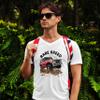 Rare Breed V-Neck T-Shirt Bronco by Ford Licensed Tee White Small view 2