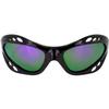 Birdz Eyewear Seahawk Water Sports Safety Goggles Jetski Kayaking Jet Ski Watersports Black Frames + Purple ReflecTech Mirror Lenses view 2