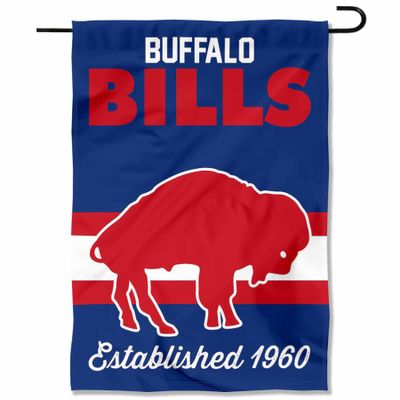Buffalo Bills Throwback Retro Vintage Double Sided Garden Flag