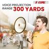 5 CORE Megaphone 50W Bull Horn PA Speaker w 300M Range Loud Siren Voice Amplifier Portable for Outdoor Sports Cheerleading and Coaches - 20RF view 2