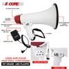 5 CORE Megaphone 50W Bull Horn PA Speaker w 300M Range Loud Siren Voice Amplifier Portable for Outdoor Sports Cheerleading and Coaches - 20RF view 4