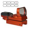 DB TAC INC Red Color Holographic Reflex Both Red and Green & 4 Reticals for Picatinny/Weaver view 2