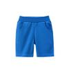 Azalquat Baby Boys Summer Knit Shorts with Pocket, 2 Pack Toddler Pull-On Soft Active Shorts (Red & Blue, 4T) view 2