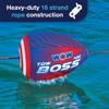 Wow Sports - Tow Rope for Deck Tube - Works for Boating, Skiing, & Wakeboarding - 4K Tow Boss Bobber - Inflatable Buoy view 3