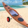 Soozier Kayak Cart, Trolley Trailer Kayak Wheels with Strong Aluminum Frame, Adjustable Width Crossbar, & Large Tires view 2