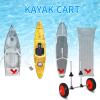 Soozier Kayak Cart, Trolley Trailer Kayak Wheels with Strong Aluminum Frame, Adjustable Width Crossbar, & Large Tires view 4