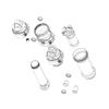 High-Performance RockShox Rear Shock Mounting Hardware Kit | 3-Piece 1/2" x 10x15mm for Mountain Bike Suspension, Compatible with Most Eyelet Sizes view 1