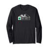Easy Does It Green Marker Mountain Sign Ski Skier Snowboard Long Sleeve T-Shirt view 1