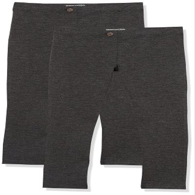 Amazon Essentials Girls' Uniform Slim Fit Ponte-Knit Pant, Pack of 2, Dark Grey, X-Large
