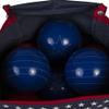 Triumph Sports Patriotic Bocce Ball Set Lightweight, Portable and Compact with 8 Bocce Balls, Jack, Measuring Device and Convenient Carry Bag, Multicolor view 3