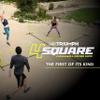 Triumph Sports 4 Square Pickleball Game Set Transforms to Regulation Pickleball Net, Includes 4 Square net, Wood Racket Paddles, Pickleballs, Boundary Markers, Metal Frame, Carry Bag view 2