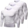 Compression Shirt Men Long Sleeve Thermal Workout Shirts Athletic Basketball Base Layer Undershirts Sports Top view 1