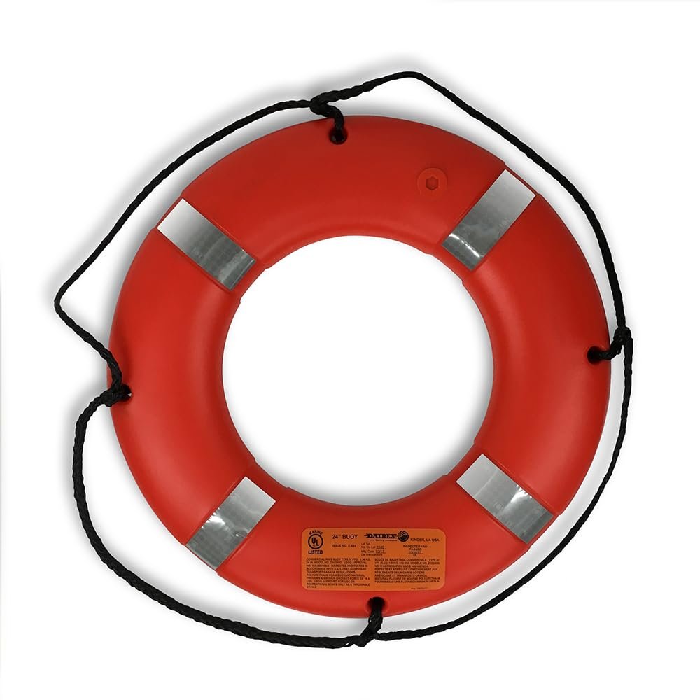 Datrex - DX024RD - Life Ring w/Tape, USCG/TC, Orange, 24